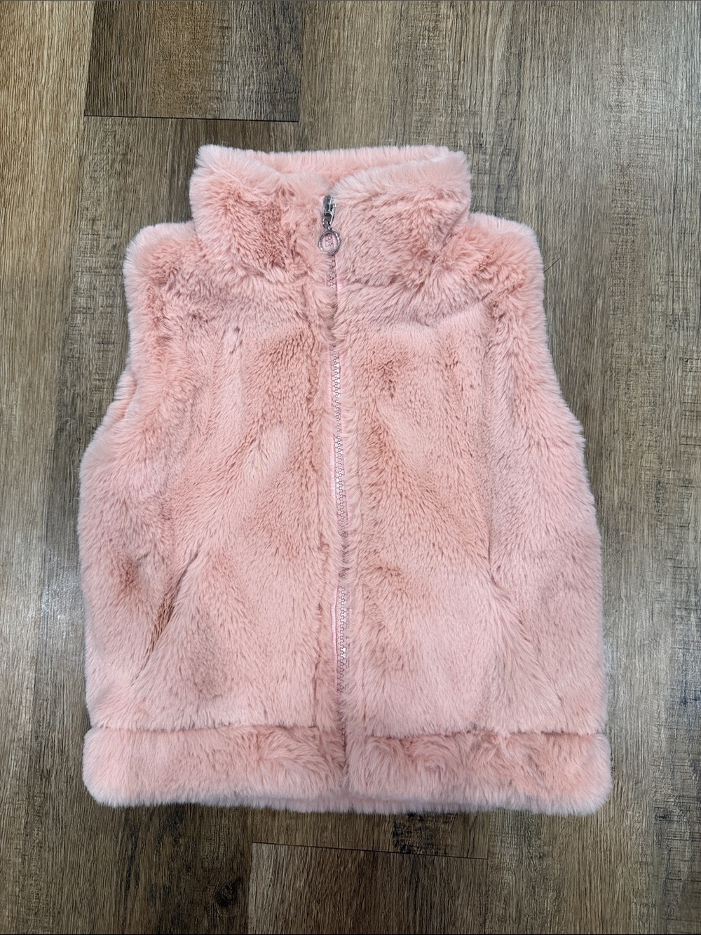 Urban Decay,Pink Faux Fur Zip Vest